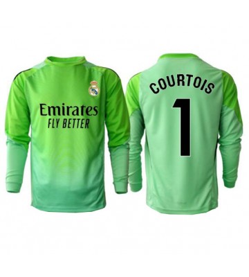 Real Madrid Thibaut Courtois #1 Goalkeeper Replica Away Stadium Shirt 2025-26 Long Sleeve